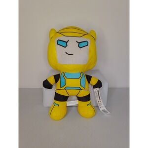 11" TRANSFORMERS BUMBLE BEE PLUSH TOY FACTORY HASBRO YELLOW ROBOT MOVIE FIGURE